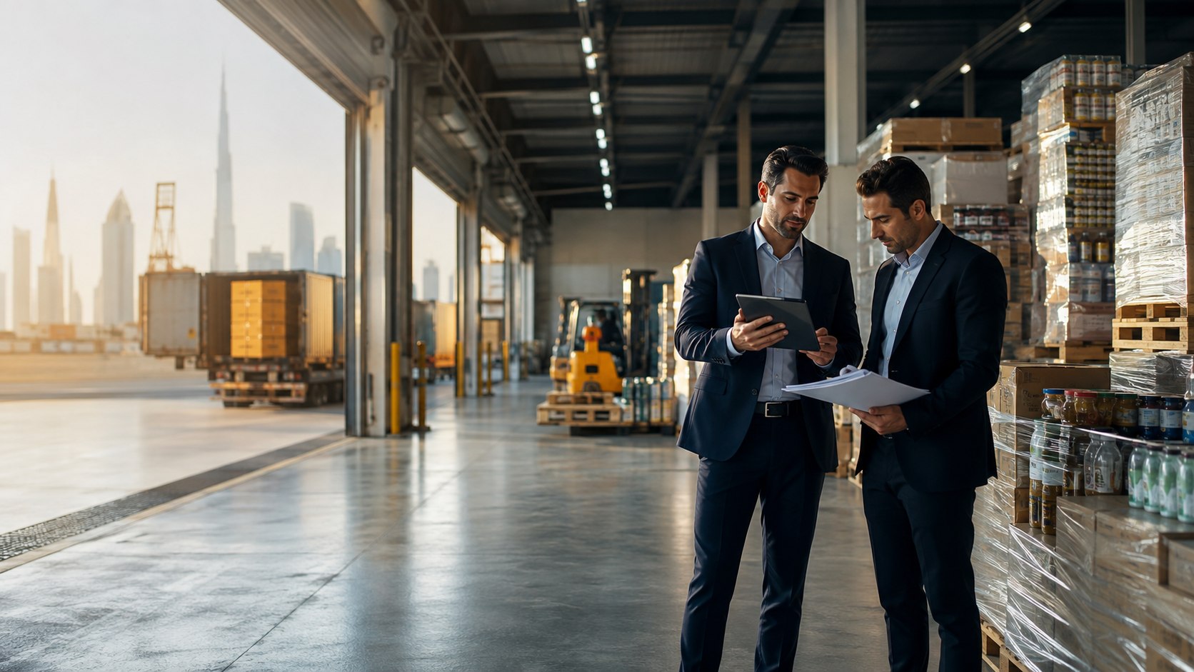 International general trading operations in Dubai